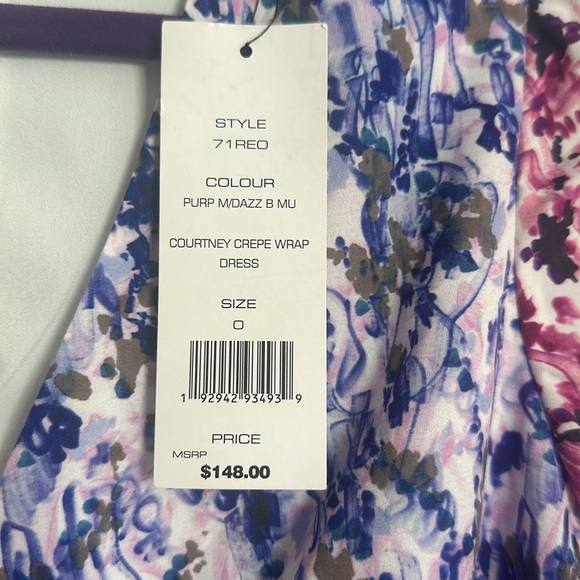 French connection Courtney crepe wrap dress 0 - Picture 7 of 16